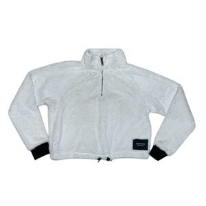 Calvin Klein Quarter-Zip Fleece Sweatshirt